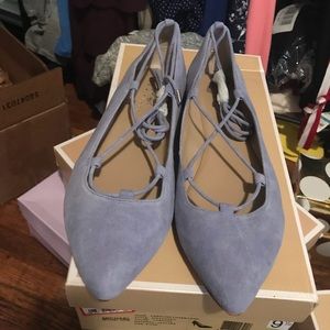 Saks Lace up flats